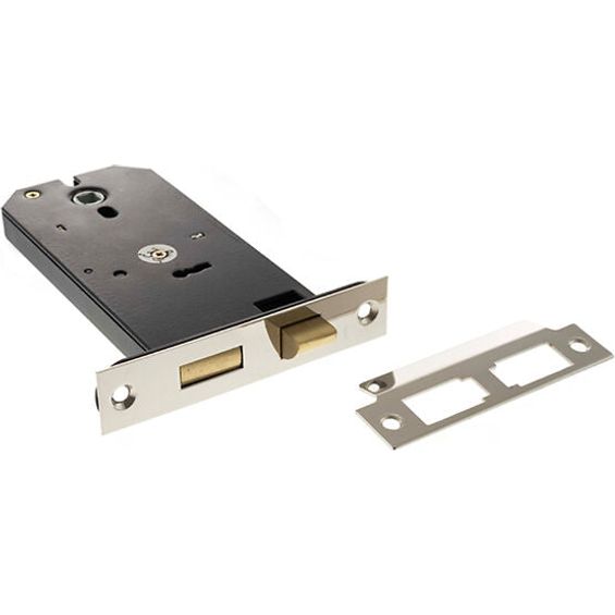 Atlantic Horizontal 3 Lever Sashlock 6" - Polished Nickel - ALKHZSPN - Choice Handles