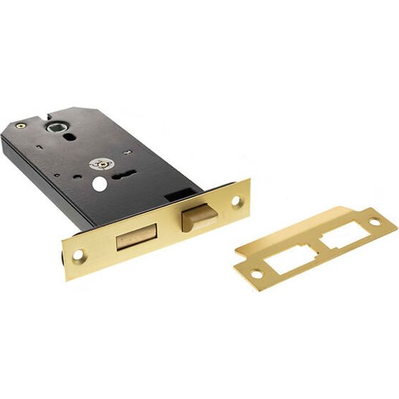 Atlantic Horizontal 3 Lever Sashlock 6" - Satin Brass - ALKHZSSB - Choice Handles