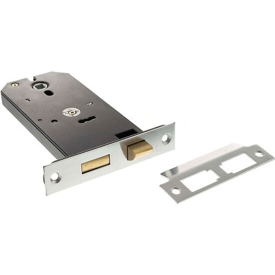 Atlantic Horizontal 3 Lever Sashlock 6" - Satin Chrome - ALKHZSSC - Choice Handles