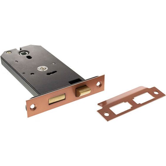 Atlantic Horizontal 3 Lever Sashlock 6" - Urban Satin Copper - ALKHZSUSC - Choice Handles