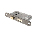 Atlantic Radius Corner Bathroom Lock [CE] 2.5" - Black Nickel - ALKRCBATH25BN - Choice Handles