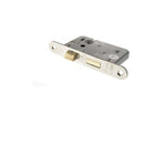 Atlantic Radius Corner Bathroom Lock [CE] 3" - Polished Nickel - ALKRCBATH3PN - Choice Handles