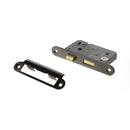 Atlantic Radius Corner Bathroom Lock [CE] 3" - Urban Bronze - ALKRCBATH3UB - Choice Handles