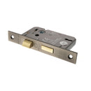 Atlantic 3 Lever Key Sashlock [CE] 2.5" - Matt Gun Metal - ALKSASH3LK25MBN - Choice Handles