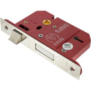 Atlantic 5 Lever Key Sashlock [BS] 3" - Polished Chrome - ALKSASH5LK3PC - Choice Handles