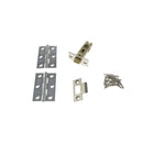 Atlantic Latch Pack [CE] 2.5" (Latch x1) + 3"x2" (Hinge x2) - Polished Nickel - ALP25322PN - Choice Handles