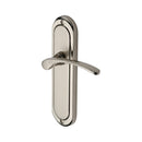 Heritage Brass Door Handle Lever Latch Ambassador Design Mercury finish - AMB6210-MC - Choice Handles
