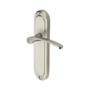 Heritage Brass Door Handle Lever Latch Ambassador Design Satin Nickel finish - AMB6210-SN - Choice Handles