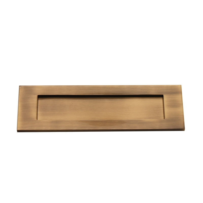 Spira Brass - Victorian Letter Plate 250mm  - Antique Brass - SB5105ANT - Choice Handles