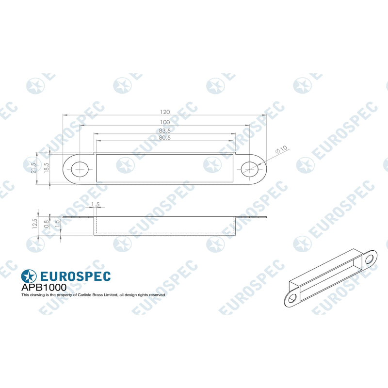 Eurospec - ABS Dust Box - Lse/Bae Sashlocks  - APB1000