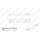 Carlisle Brass - Surface Bolt 203mm - Polished Brass - AQ83 - Choice Handles