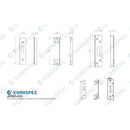 Eurospec - BS Rebate Set (Deadlock) Cylinder-Satin Stainless Steel - Satin Stainless Steel - ARB5405SSS - Choice Handles