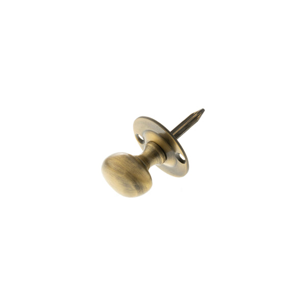 Atlantic Rack Bolt Oval Thumbturn - Antique Brass - ARBTAB - Choice Handles