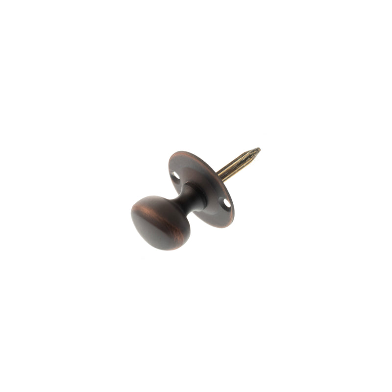 Atlantic Rack Bolt Oval Thumbturn - Antique Copper - ARBTAC - Choice Handles