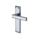 Heritage Brass Door Handle Lever Latch Atlantis Design Polished Chrome finish - ATL5710-PC - Choice Handles