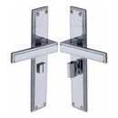 Heritage Brass Atlantis Long Bathroom set Polished Chrome finish - ATL6730-PC - Choice Handles