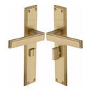 Heritage Brass Atlantis Long Bathroom set Satin Brass finish - ATL6730-SB - Choice Handles