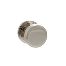 Millhouse Brass Boulton Solid Brass Stepped Mortice Door Knob on Concealed Fix Rose - Polished Nickel - MH350SMKPNSOLID - Choice Handles