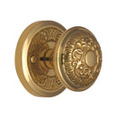 Heritage Brass Mortice Knob on Rose Aydon Design Polished Brass finish - AYD1324-PB - Choice Handles