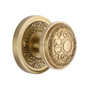 Heritage Brass Mortice Knob on Rose Aydon Design Satin Brass finish - AYD1324-SB - Choice Handles