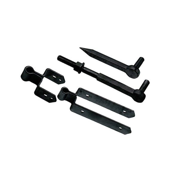 Spira Brass - Field Gate Kit - Adjustable 12" - 300mm  - Black - 7204 - Choice Handles