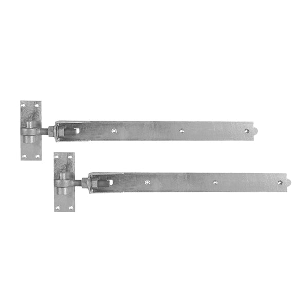 Spira Brass - Hook and Band Hinge - Adjustable 18" - 450mm  - Galvanised - 7194 - Choice Handles