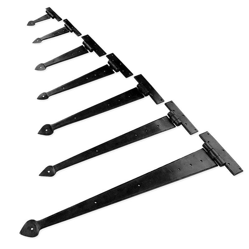 Spira Brass - T - Hinges  Arrow End 18" 450mm - Beeswax - SB6126BX - Choice Handles