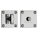 Heritage Brass Thumbturn & Emergency Release  for Bathroom & Bedroom Doors  Polished Chrome finish - BAU1555-PC - Choice Handles