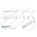 Eurospec - Straight Barrel Bolt 150mm x 38mm - Satin Stainless Steel - BBT1150SSS - Choice Handles