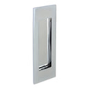 Prima - Victorian Vertical Front Door Letter Plate 225mm x 66mm - Bright Chrome - BC07