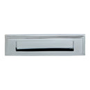 Prima - Edwardian Front Door Letter Plate 280mm x 90mm - Bright Chrome - BC10