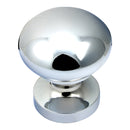Prima - Round Centre Door Knob - Bright Chrome - BC1348