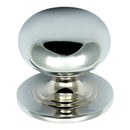 Prima - Victorian Solid Cabinet Cupboard Knob - Bright Chrome - BC140C