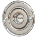 Prima - Circular Door Bell Push  76mm - Bright Chrome - BC1419