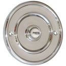Prima - Circular Door Bell Push  100mm - Bright Chrome - BC1420