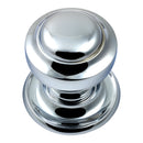 Prima - Tiered Centre Door Knob - Bright Chrome - BC14