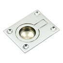 Prima - Rectangular Flush Ring 62mm x 48mm - Bright Chrome - BC160B