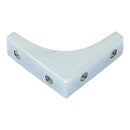 Prima - Chest Corner 50mm x 50mm x 17mm - Bright Chrome - BC166