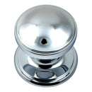 Prima - Princess Centre Door Knob - Bright Chrome - BC16