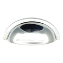 Prima - Concealed Cabinet Cupboard Pull Handle 90mm x 45mm - Bright Chrome - BC2006