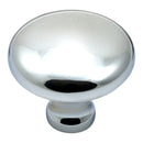 Prima - Bun Cabinet Cupboard Knob - Bright Chrome - BC2007A
