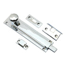 Prima - Straight Door Bolt 152mm x 36mm - Bright Chrome - BC2017B