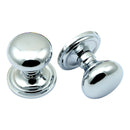 Prima - Concealed Fix Mushroom Mortice Door Knob - Bright Chrome - BC2029