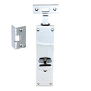 Prima - Slide Locking Flush Door Bolt 152mm x 38mm - Bright Chrome - BC2034A