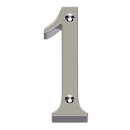 Prima - Door Numeral Screw Fix 76mm - Bright Chrome - BC219/1