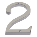 Prima - Door Numeral Screw Fix 76mm - Bright Chrome - BC219/2