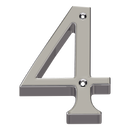 Prima - Door Numeral Screw Fix 76mm - Bright Chrome - BC219/4