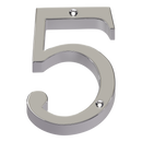 Prima - Door Numeral Screw Fix 76mm - Bright Chrome - BC219/5