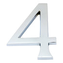 Prima - Door Numeral Pin Fix 152mm 4 - Bright Chrome - BC221/4