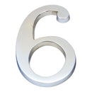 Prima - Door Numeral Pin Fix 152mm 6 - Bright Chrome - BC221/6